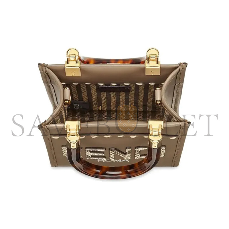 F**di mini sunshine shopper tote bag 8bs051ahn5f1fen (18*13*6cm)